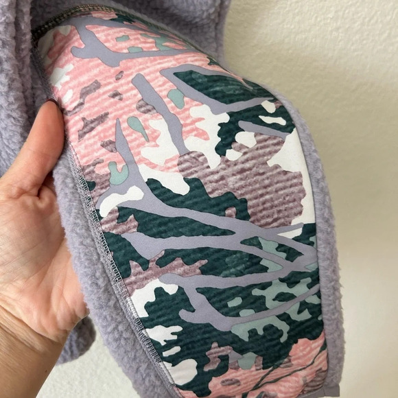 THE NORTH FACE CRAGMONT 1/4 SNAP FLEECE - WOMENS small lilac camo new with tags - Picture 7 of 15
